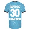 Maglia ufficiale Bayer 04 Leverkusen Jeremie Frimpong 30 Alternativa 2023-24 per Uomo